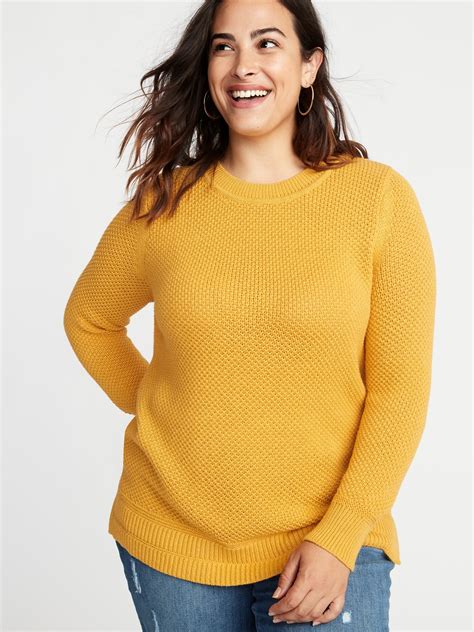 Plus Size Open Stitch Sweater Old Navy