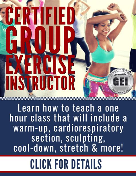 Group Exercise Fitness Instructor Certification