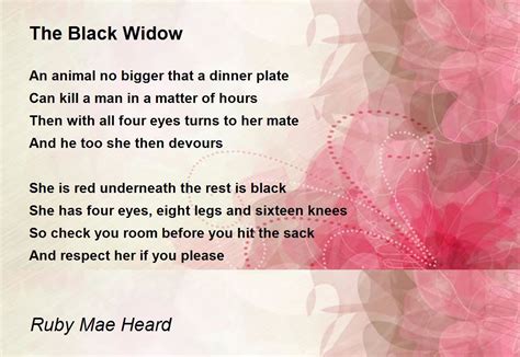 Black Widow Poems