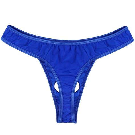 Us Mens Bikini Briefs Open Penis Hole Panties Thongs T Back G String