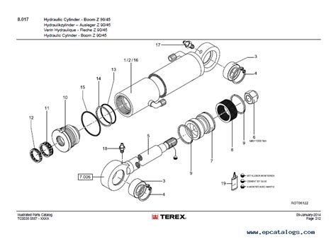 Terex Tc35tc0035 Mini Excavator Illustrated Parts Catalog Pdf