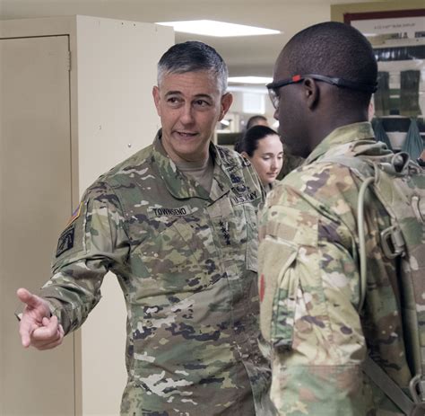 New Tradoc Commander Visits Post Article The United States Army