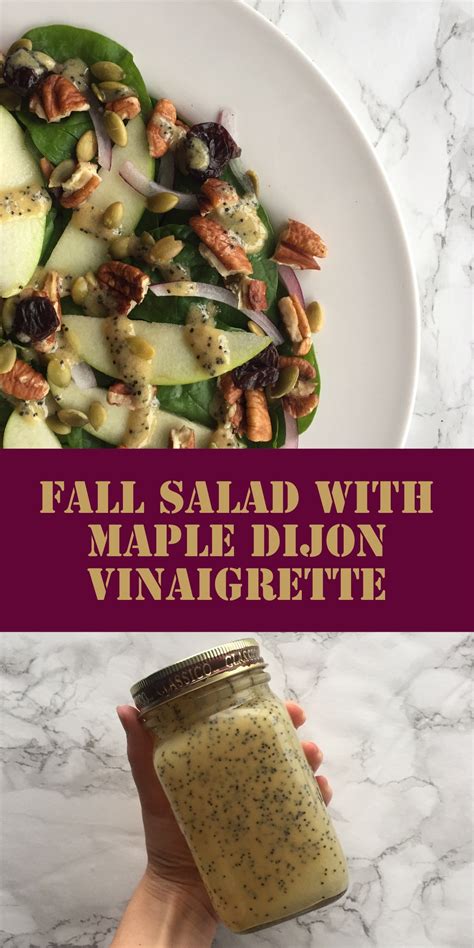 Fall Salad With Maple Dijon Vinaigrette Live Simply Healthy