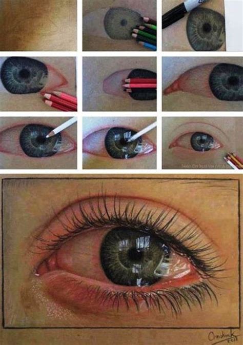 The wrong way and the right way to draw an eye from the side in realism for beginners. How to Draw Eye Portrait Step By Step