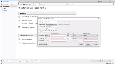 How To Setup Vodamail Email Settings Thunderbird Za Mail