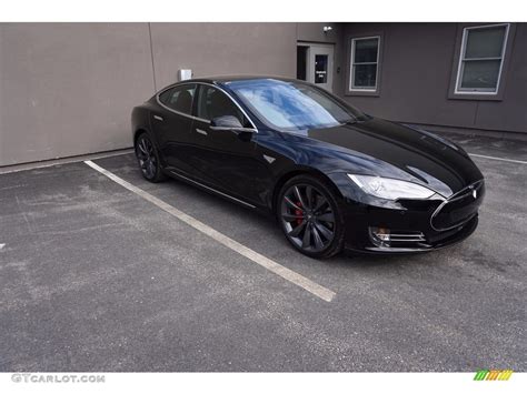2015 Solid Black Tesla Model S P85d Performance 113330588 Photo 4