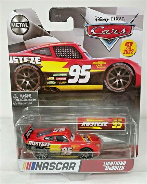 Buy Disney Pixar Cars Nascar Lightning Mcqueen Rusteze 95 New For 2022