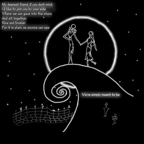 Jack And Sally Simply Meant To Be Quote Jack And Sally Simply Meant