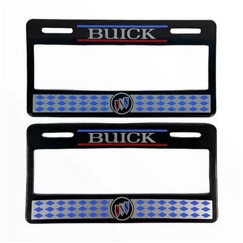 Par De Marcos Portaplacas Buick Tipo Europeo Ancho Env O Gratis