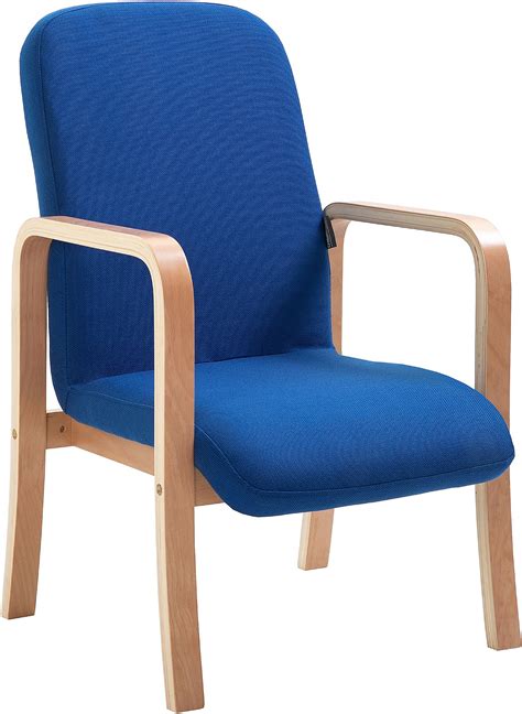 Description reception chairs with arms. Oxford Wooden Frame Fabric Reception Chair With Arms ...
