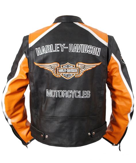 Mens Harley Davidson Motorcycle Classic Cruiser Jacket Leather