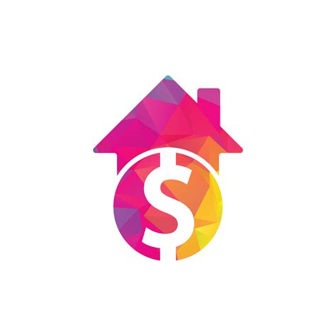 Home Pay Logo Template Design Vector. Coin and real estate logo
