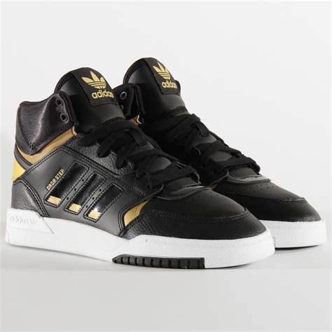 Adidas Originals Baskets Drop Step Ef7144 Core Black Gold Metallic