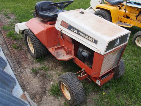Allis Chalmers 416 Lawn Tractor And Cultivator