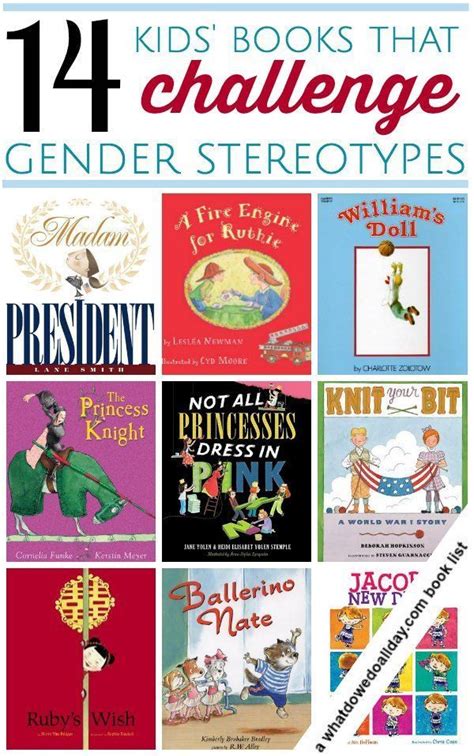 14 Childrens Books That Challenge Gender Stereotypes Childrens Books