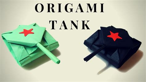 Origami Tank How To Make A Paper Tank Hand Made