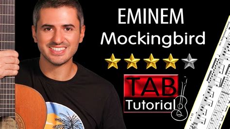 Eminem Mockingbird Classical Guitar Tutorial Sheet And Tab