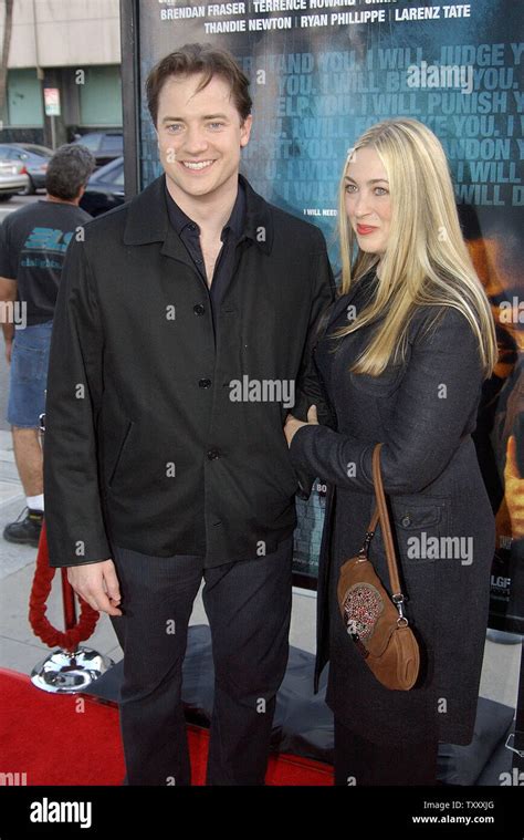 Brendan Fraser And His Wife Afton Smith Arrive At The Premiere Of