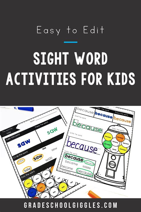 85b Quick And Easy Ideas To Improve How You Teach Sight Words Grade