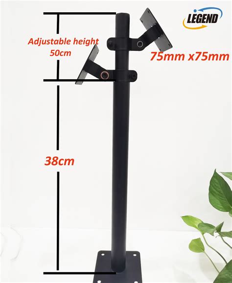 Customized Metal Pole Stand With Vesa Mount 75mm X 75mm China Tv