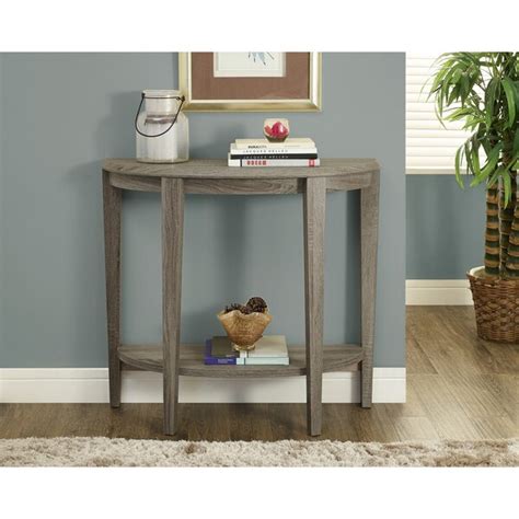 Dark Taupe Reclaimed Look Console Accent Table Free Shipping Today 16553475