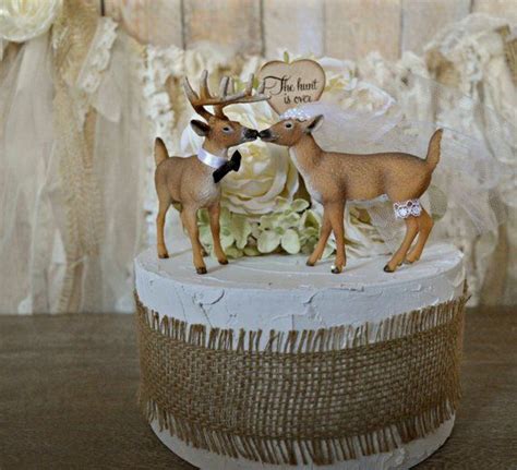 Buck Doe Bride Groom Wedding Cake Etsy Deer Hunting Wedding