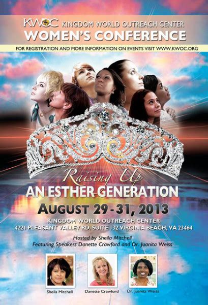 Raising Up An Esther Generation Womens Conference — Weiss Ministries