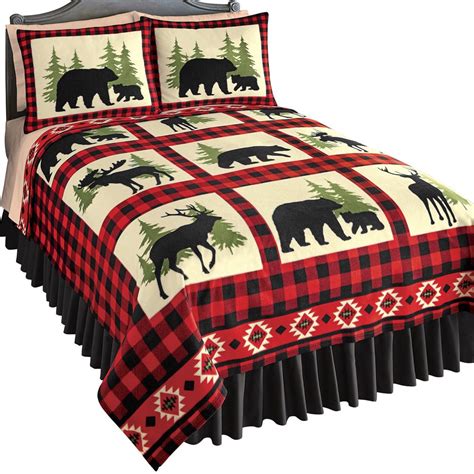 Bear Deer Moose Rustic Cabin Bedding Sets 2o6fvifo8d Betiti Store