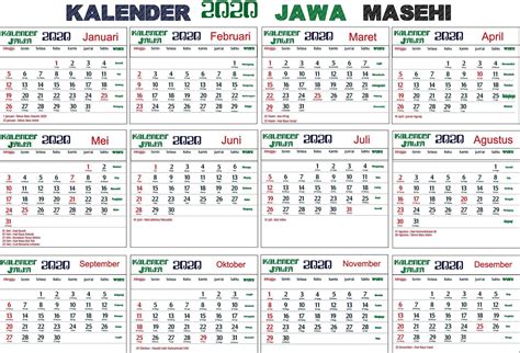 Kalender Januari 1986 Lengkap Dengan Weton Buku Belajar