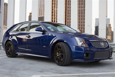 12k Mile 2012 Cadillac Cts V Wagon 6 Speed For Sale On Bat Auctions