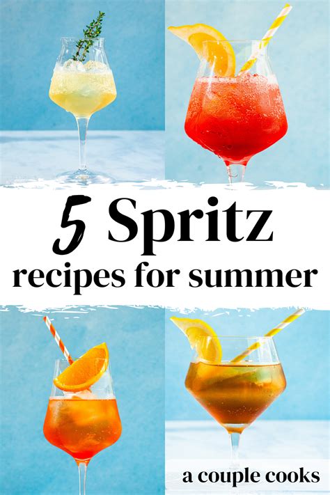 7 Spritz Recipes For Any Season Recipe Spritz Recipe Aperol Spritz Recipe Spritz Drink