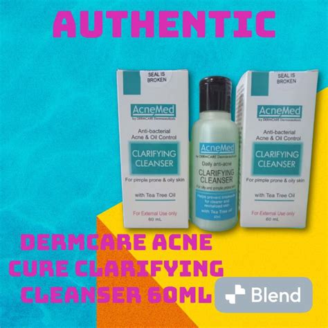 Authentic Dermcare Acne Cure Clarifying Cleanser 60 Ml Shopee Philippines