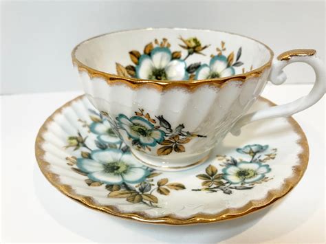 Stanley Tea Cup And Saucer Antique Teacups English Bone China Floral Cups Vintage Tea Cups