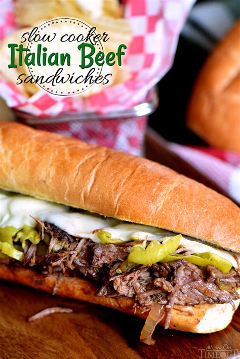 What are the least popular. Slow Cooker Italian Beef Sandwiches - Mom On Timeout
