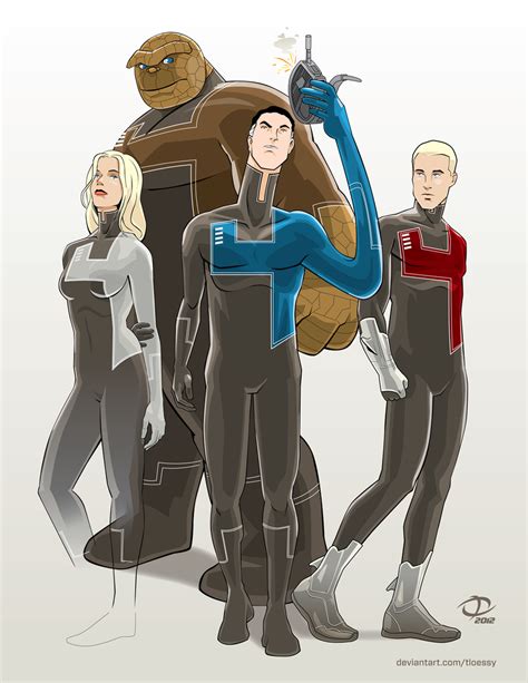 Fantastic Four Redesign Marvel Comics Art