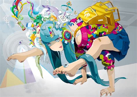Anime Colorful Original Characters Hd Wallpapers Desktop And Mobile