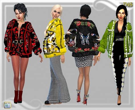 Dreaming 4 Sims Big Jacket • Sims 4 Downloads