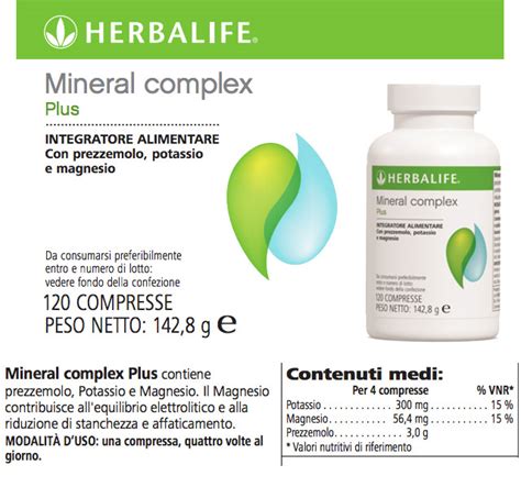 Mineral Complex Plus Membro Indipendente Herbalife