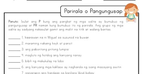 Parirala At Pangungusap Sa Pagsasanay Sa Pagbasa Gambaran