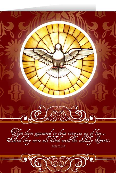 Holy Spirit Confirmation Greeting Card Catholic To The Max Online