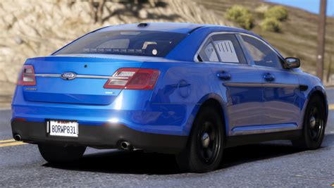 2018 Police Ford Taurus Replace Fivem Gta5