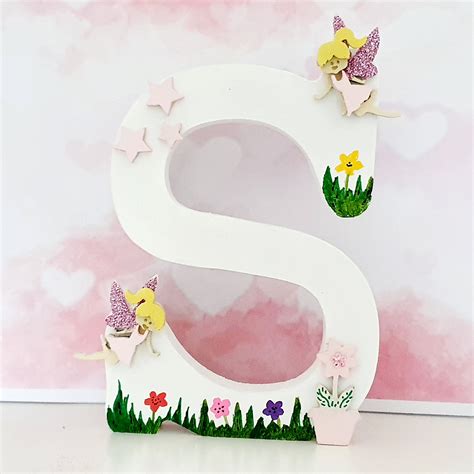 Fairy Letter Fairy Freestanding Letter 15cm Fairy Decor | Etsy in 2020
