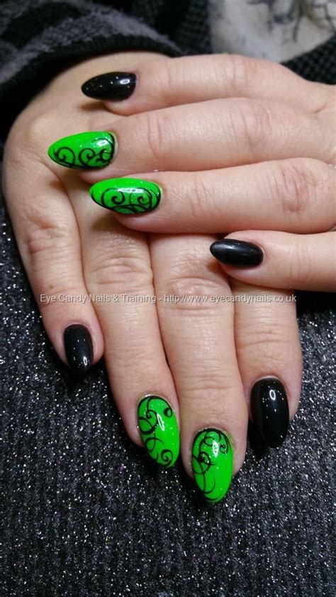 Lime Green Nails Green Nail Art Green Nail Designs Nail Art Designs