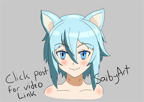 Draw Anime Cat Girl Click The Post To See Drawing Timelapse Video Link