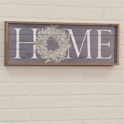 Home Wreath Wooden Sign Piper Classics Home Decor Signs Wooden