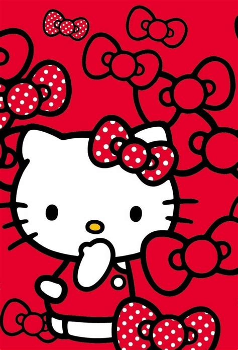 🔥 Download Red Hello Kitty Wallpaper Top Background By Kennethw78
