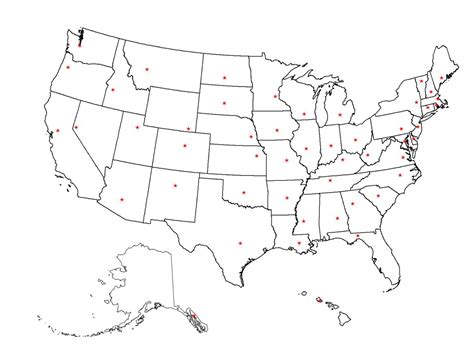 15 Blank Map Of The United States With Capitals Ideas In 2021 Wallpaper