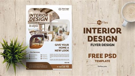 Interior Design Business Free Flyer Psd Template Psfiles