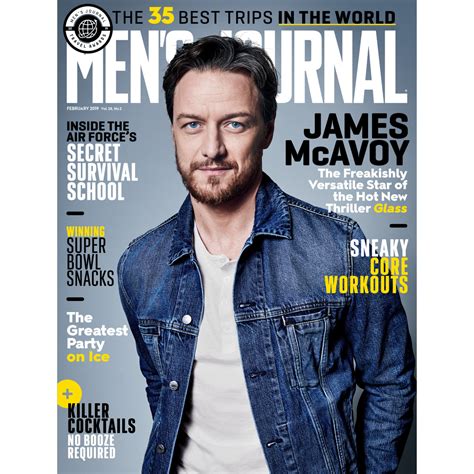 James McAvoy Covers The February Issue Of Men S Journal