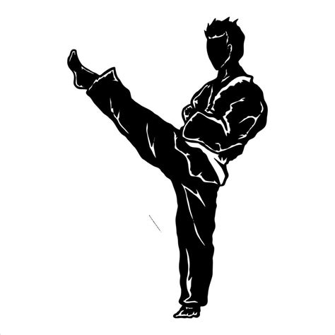 Karate Kick Icon Fighter 19513387 Vector Art At Vecteezy